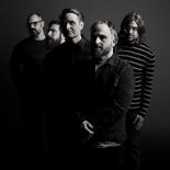 A black and white cover photo fetureing the band Death Cab for Cutie