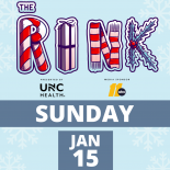 the rink logo for Sunday January 15
