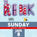 the rink logo for jan 8