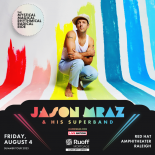artwork for Jason Mraz tour 2023