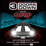 2023 tour artwork for 3 doors down