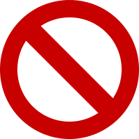 Prohibited symbol