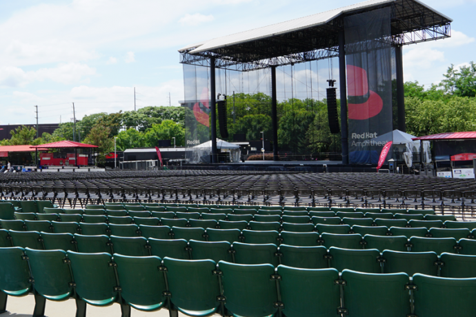 Seating Red Hat Amphitheater