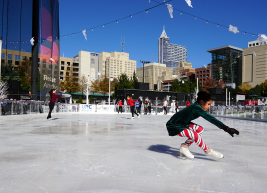 Skaters on the ice