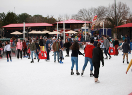 a photo of skaters during the day