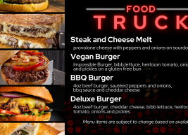 Food truck menu, page 1, burger menu